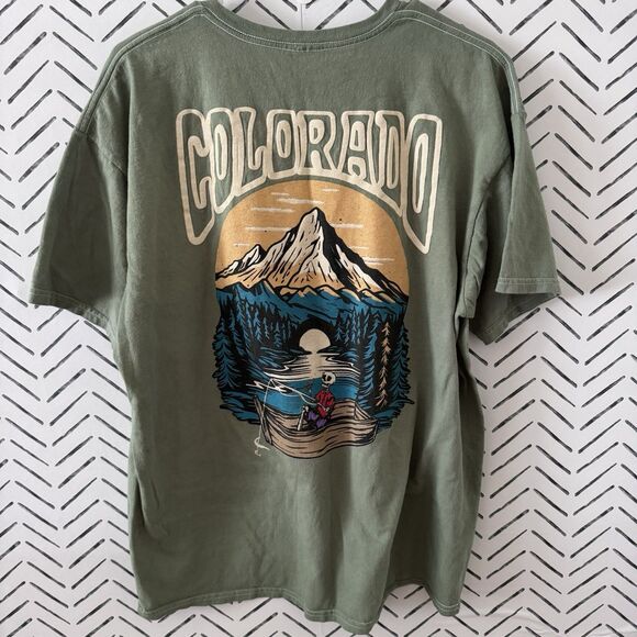 Call Your Mother Colorado Graphic Crewneck T-Shirt Size XL - Picture 3 of 6